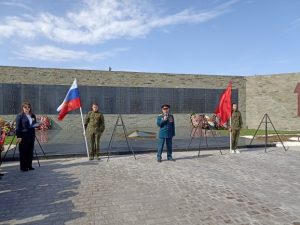 Астраханские патриоты в акции Бессмертный полк